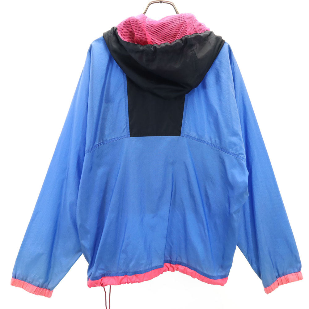 Columbia コロンビア アウトドア アノラックパーカー M ブルー プルオーバー ウィンドブレーカー メンズ