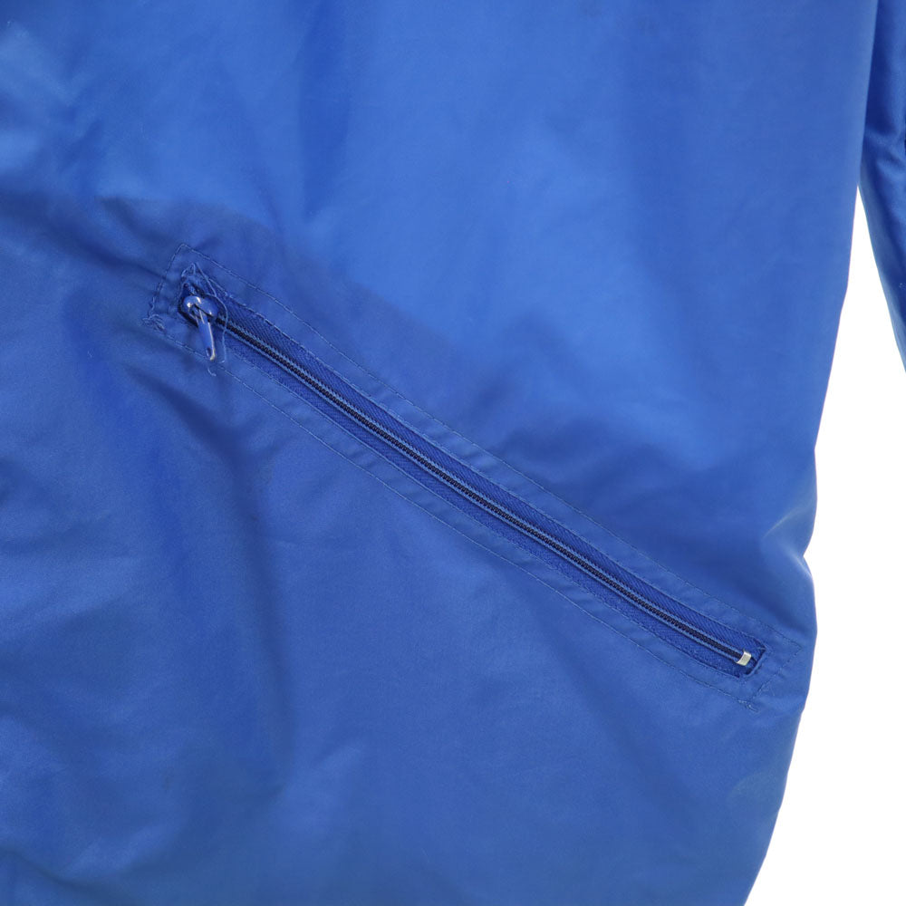 adidas アディダス 80s ヴィンテージ トレフォイルロゴ ウインドブレーカー M ブルー ジャケット メンズ