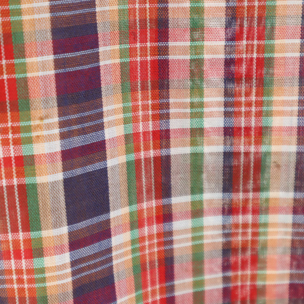 Levi's リーバイス 70s USA製 ヴィンテージ サドルマン チェック柄 長袖 シャツ レッド 他 メンズ