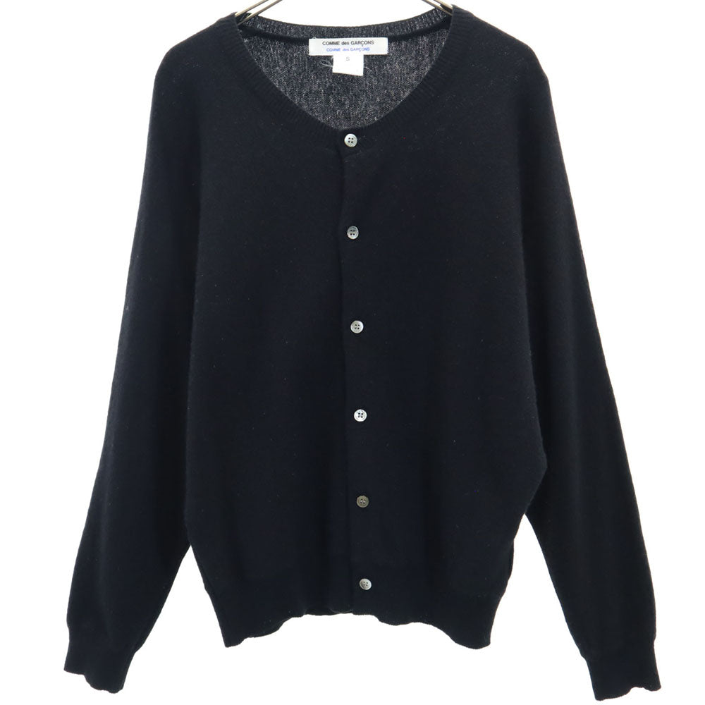 コムデギャルソンコムデギャルソン ウール 長袖 ドルマンスリーブ ニットカーディガン S ブラック Comme des Garcons Comme des Garcons レディース