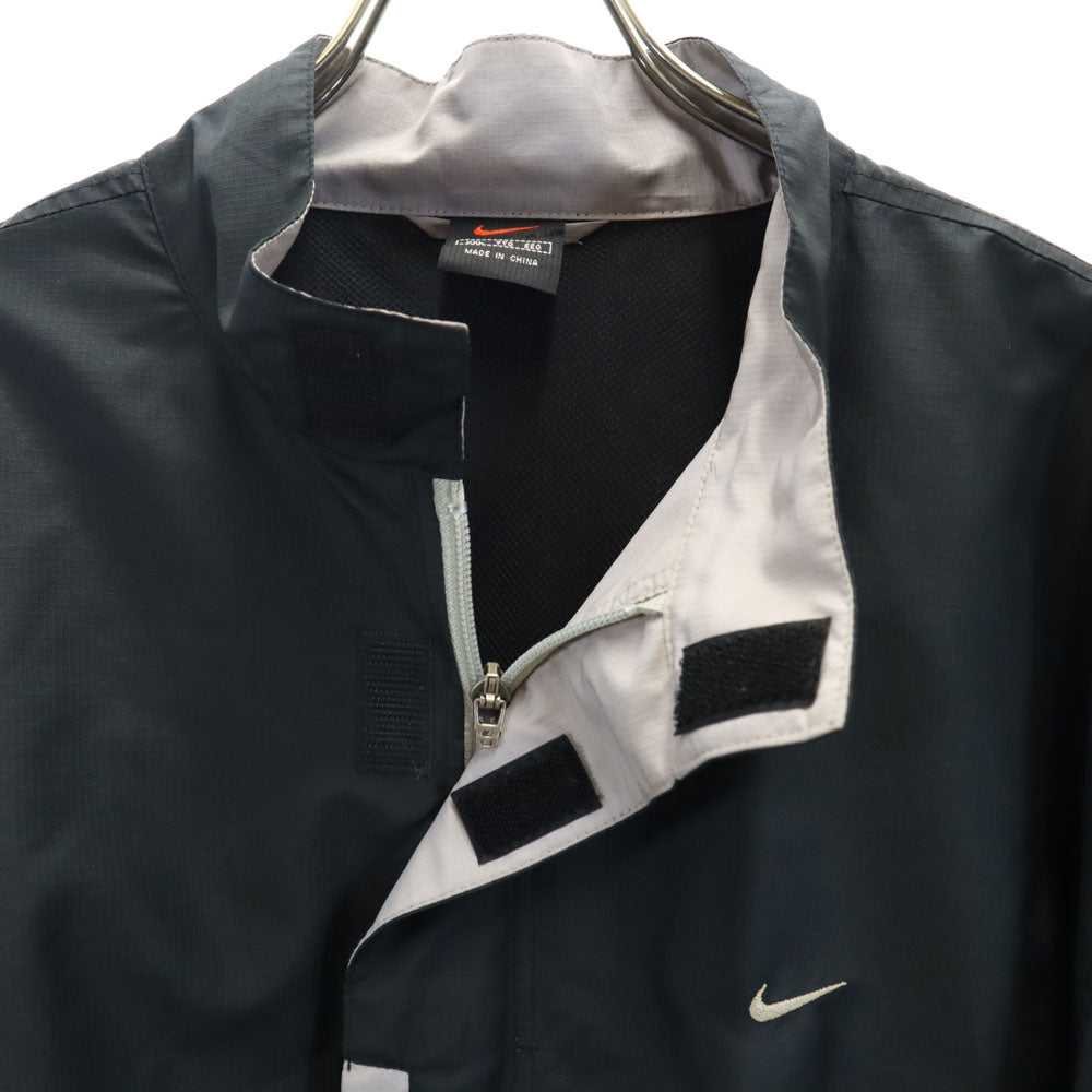 NIKE ナイキ 90s オールド ジップジャケット XXL ブラック 裏メッシュ ビックサイズ メンズ