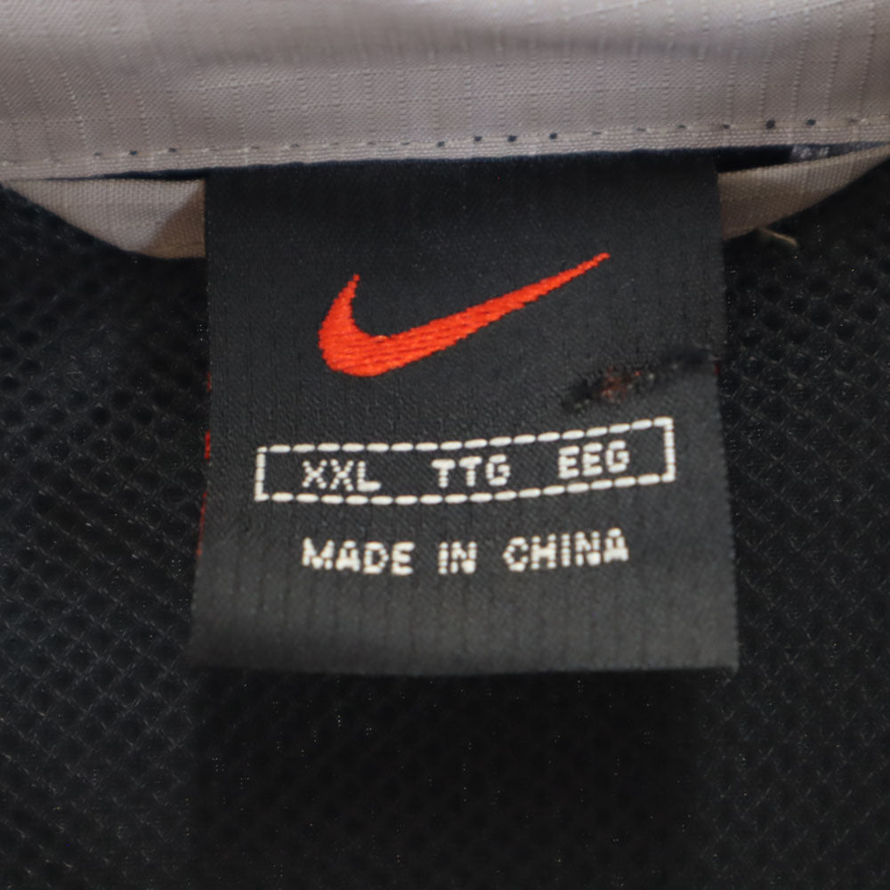 NIKE ナイキ 90s オールド ジップジャケット XXL ブラック 裏メッシュ ビックサイズ メンズ