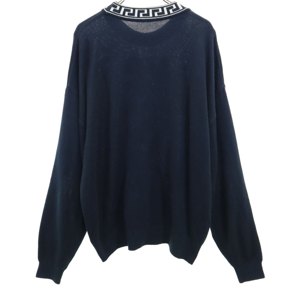 ITTIERRE イタリア製 長袖 セーター ネイビー ニット メンズ