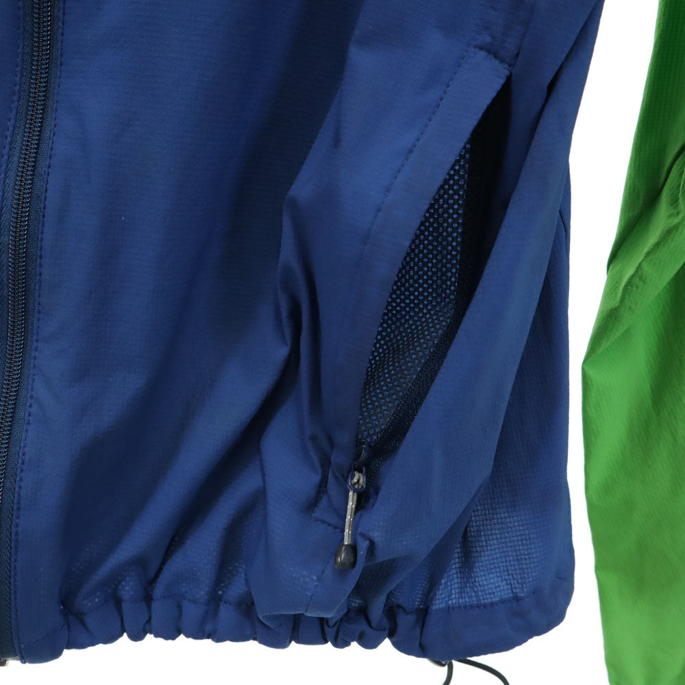 ノースフェイス アウトドア NPJ11413 ナイロンジャケット 150 ネイビー/グリーン THE NORTH FACE キッズ