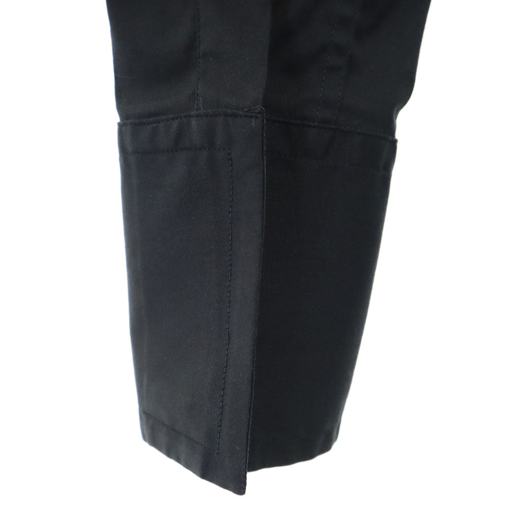 グッチ イタリア製 長袖 オープンカラーシャツ 38 ブラック GUCCI レディース