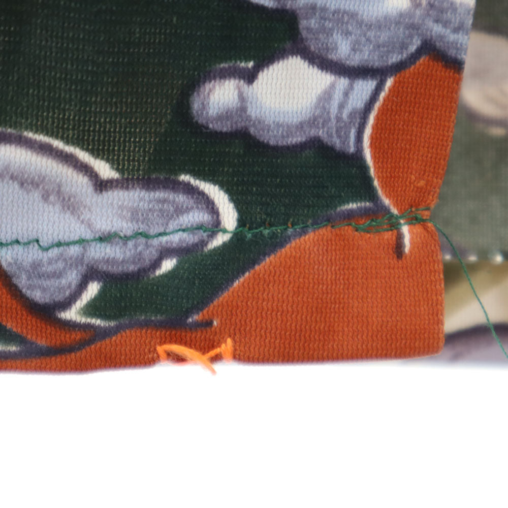 Designerschoice 70s ヴィンテージ 総柄 長袖 シャツ グリーン系 メンズ