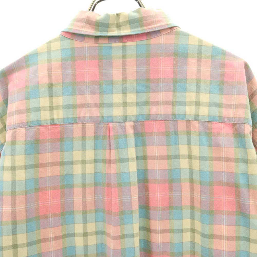 ギャップ 90s オールド チェック柄 長袖 ボタンダウンシャツ L ピンク 他 GAP メンズ