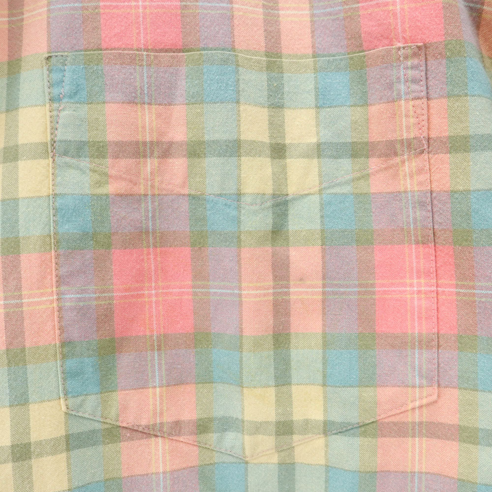 ギャップ 90s オールド チェック柄 長袖 ボタンダウンシャツ L ピンク 他 GAP メンズ