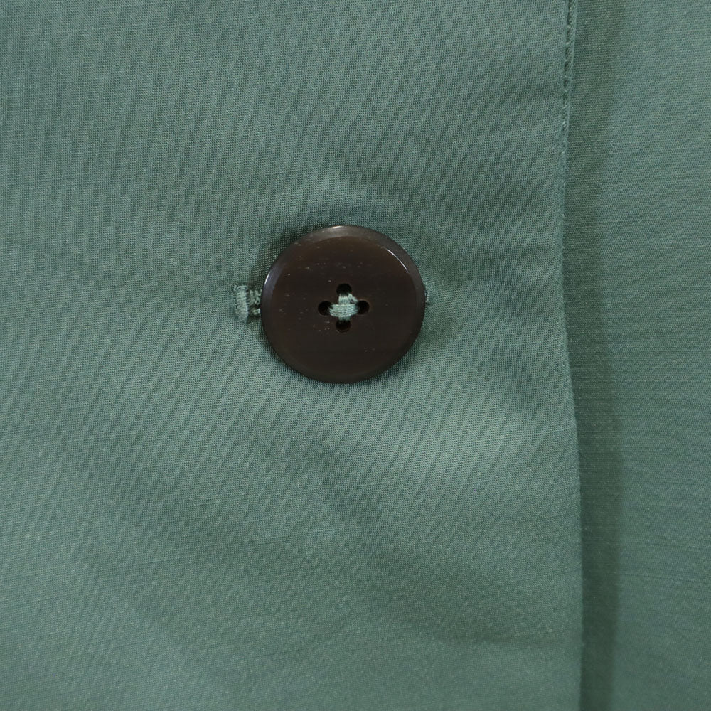 JIL SANDER ジルサンダー イタリア製 シルクブレンド テーラードジャケット 38 グリーン系 ブレザー レディース