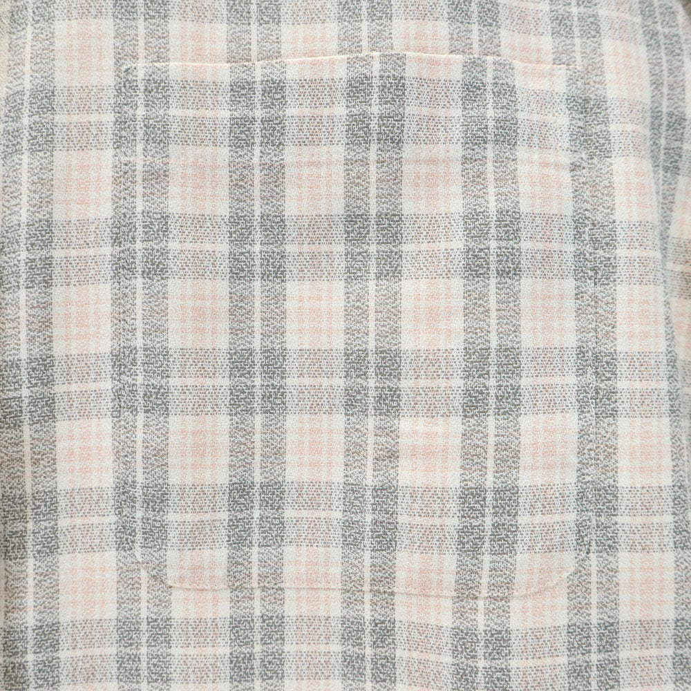 Christian Dior クリスチャンディオール 90s オールド チェック柄 長袖 ボタンダウンシャツ M ピンク系 レディース