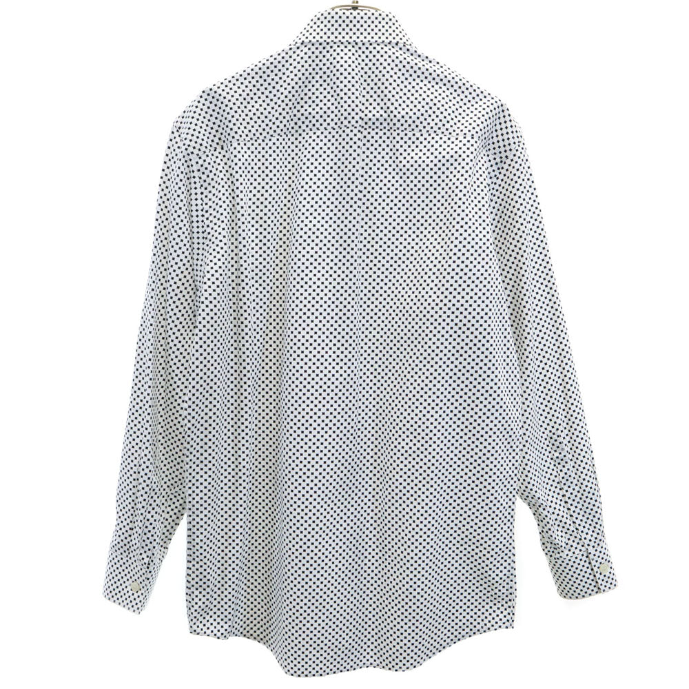 ジバンシー 総柄 長袖 シャツ 40 ホワイト Givenchy メンズ
