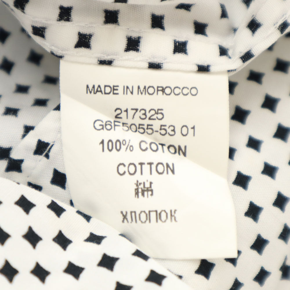 ジバンシー 総柄 長袖 シャツ 40 ホワイト Givenchy メンズ