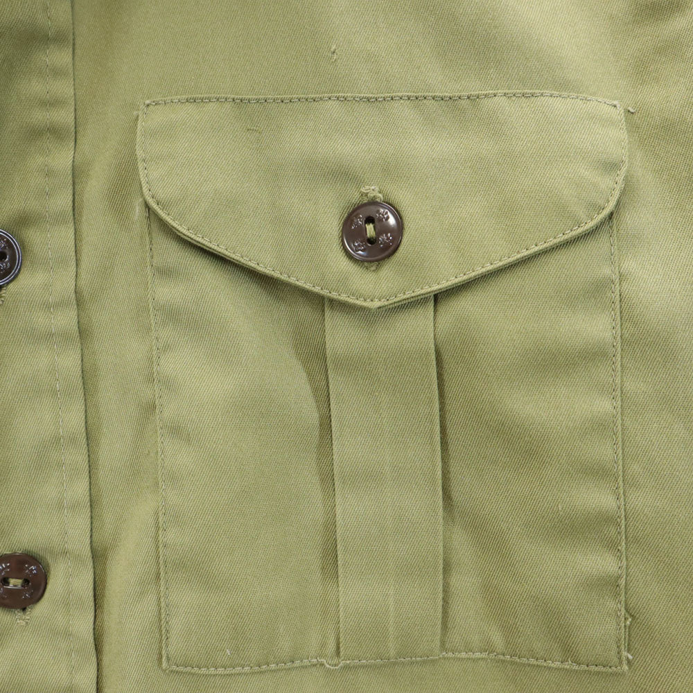 ボーイスカウトオブアメリカ 70s ヴィンテージ 長袖 シャツ カーキ系 キッズ