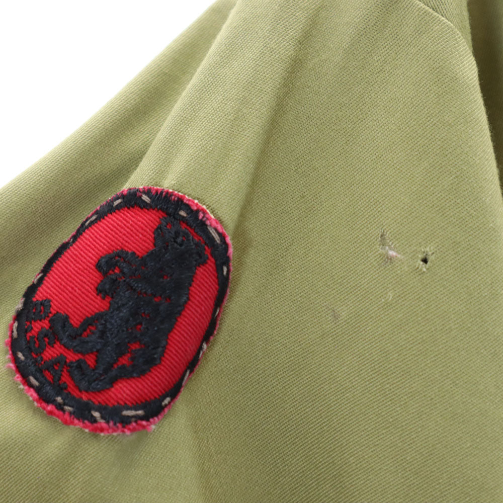 ボーイスカウトオブアメリカ 70s ヴィンテージ 長袖 シャツ カーキ系 キッズ