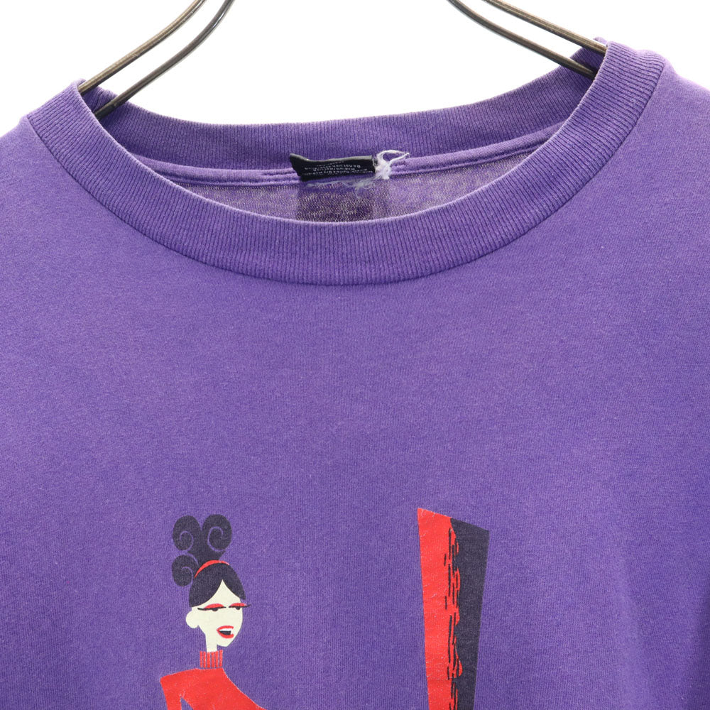 チェイサー USA製 半袖 Tシャツ L パープル chaser イラスト SHAG メンズ