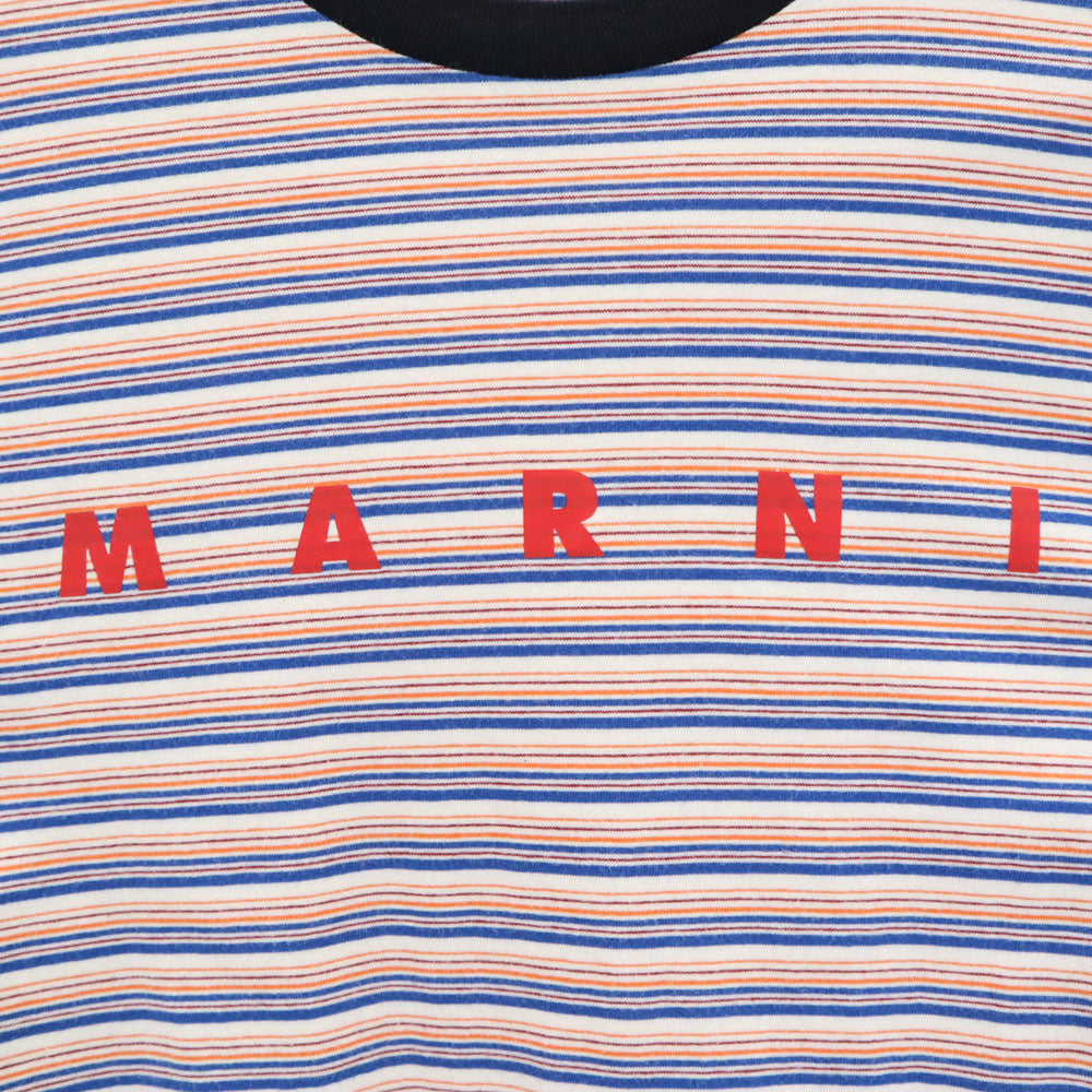 マルニ ボーダー柄 半袖 Tシャツ 10 ホワイト 他 MARNI キッズ