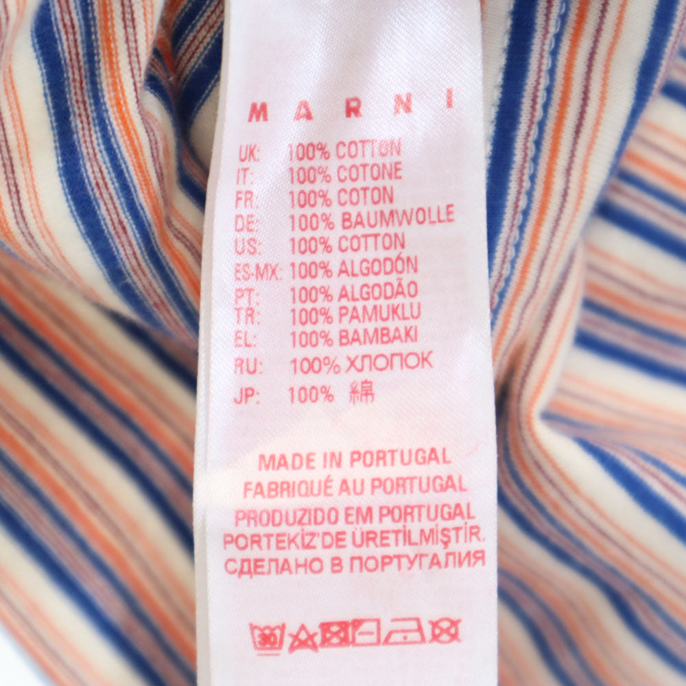 マルニ ボーダー柄 半袖 Tシャツ 10 ホワイト 他 MARNI キッズ