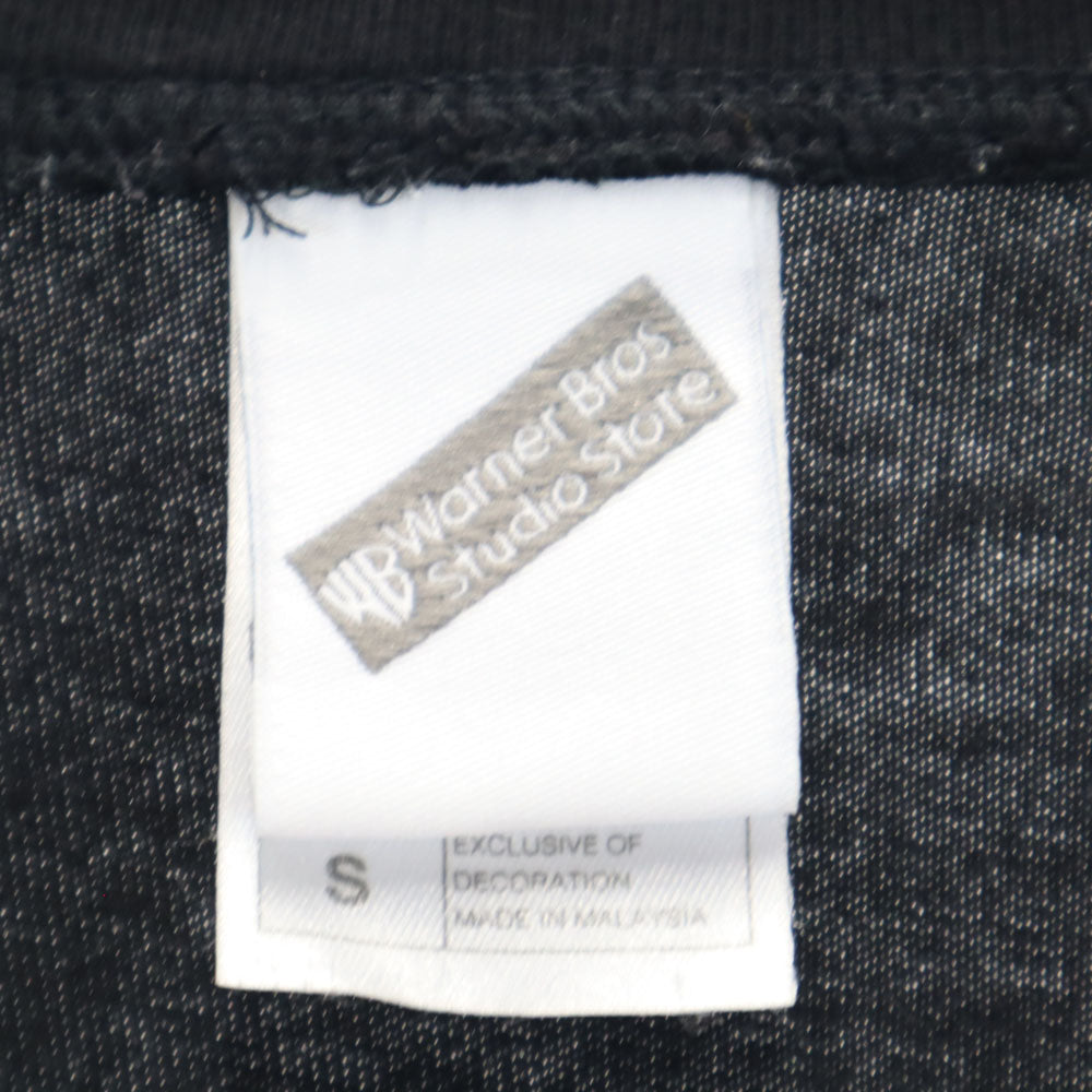 WARNER BROS. STUDIO STORE ワーナーブラザーススタジオストア 90s ルーニー・テューンズ トゥイーティー シルベスター オールド 半袖 Vネック Tシャツ S ブラック系 ポケT メンズ