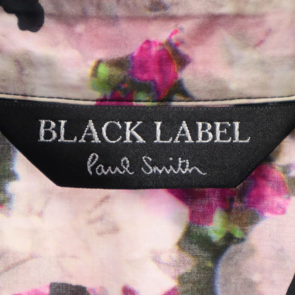 ブラックレーベル  ポールスミス 花柄 半袖 シャツ 38 マゼンダ 他 BLACK LABEL Paul Smith レディース