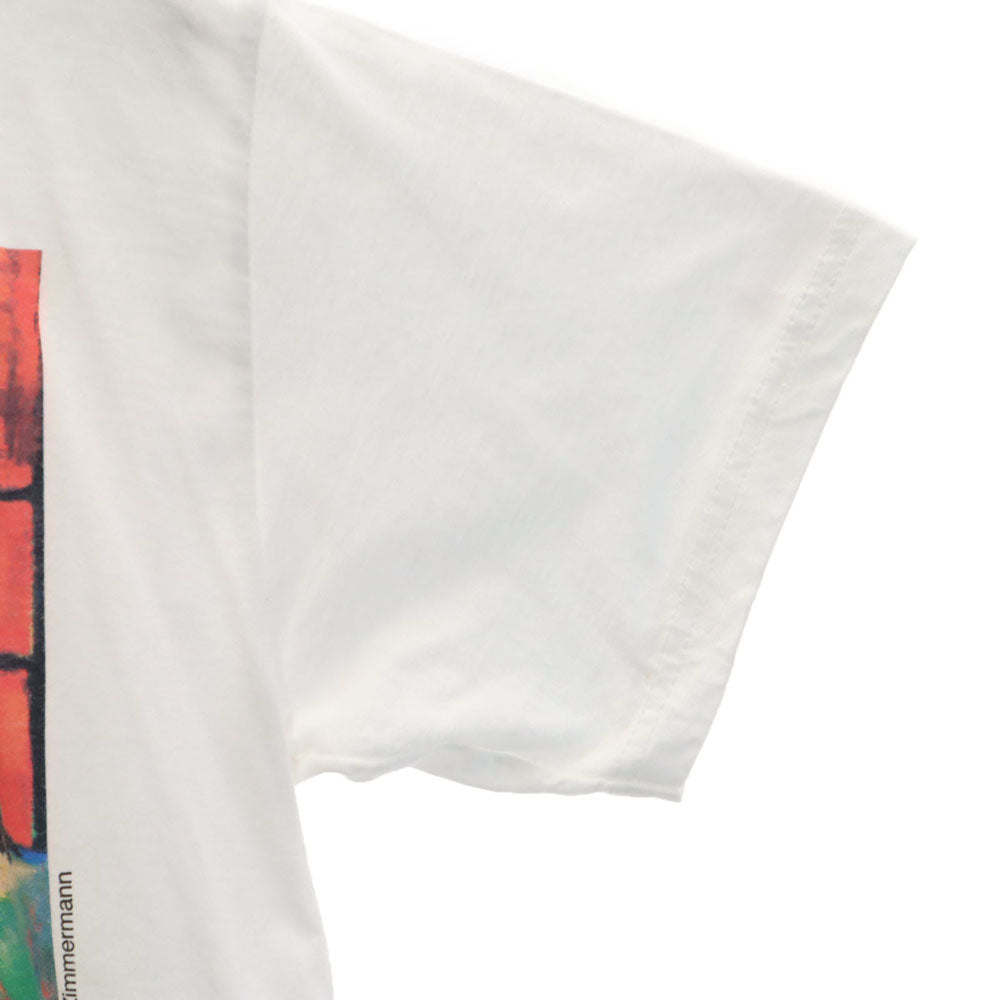 ポモドーロ ハインツ ツィマーマン アートプリント 半袖 Tシャツ M ホワイト pomodoro フランクフルト Heinz Zimmermann メンズ