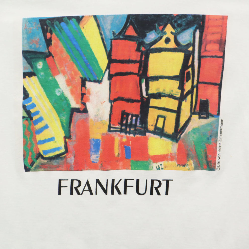 ポモドーロ ハインツ ツィマーマン アートプリント 半袖 Tシャツ M ホワイト pomodoro フランクフルト Heinz Zimmermann メンズ