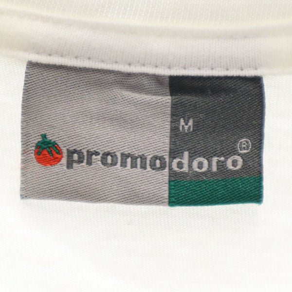 ポモドーロ ハインツ ツィマーマン アートプリント 半袖 Tシャツ M ホワイト pomodoro フランクフルト Heinz Zimmermann メンズ