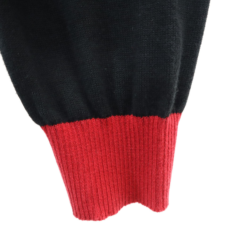 WACKO MARIA ワコマリア 日本製 長袖 Vネック ニットカーディガン M ブラック メンズ