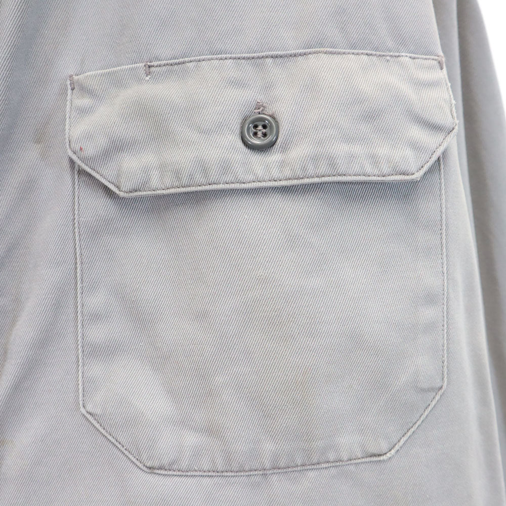 ビックマック 50s 60s 長袖 アーミークロス ワークシャツ グレー BIGMAC PENNEYS オールド ヴィンテージ メンズ