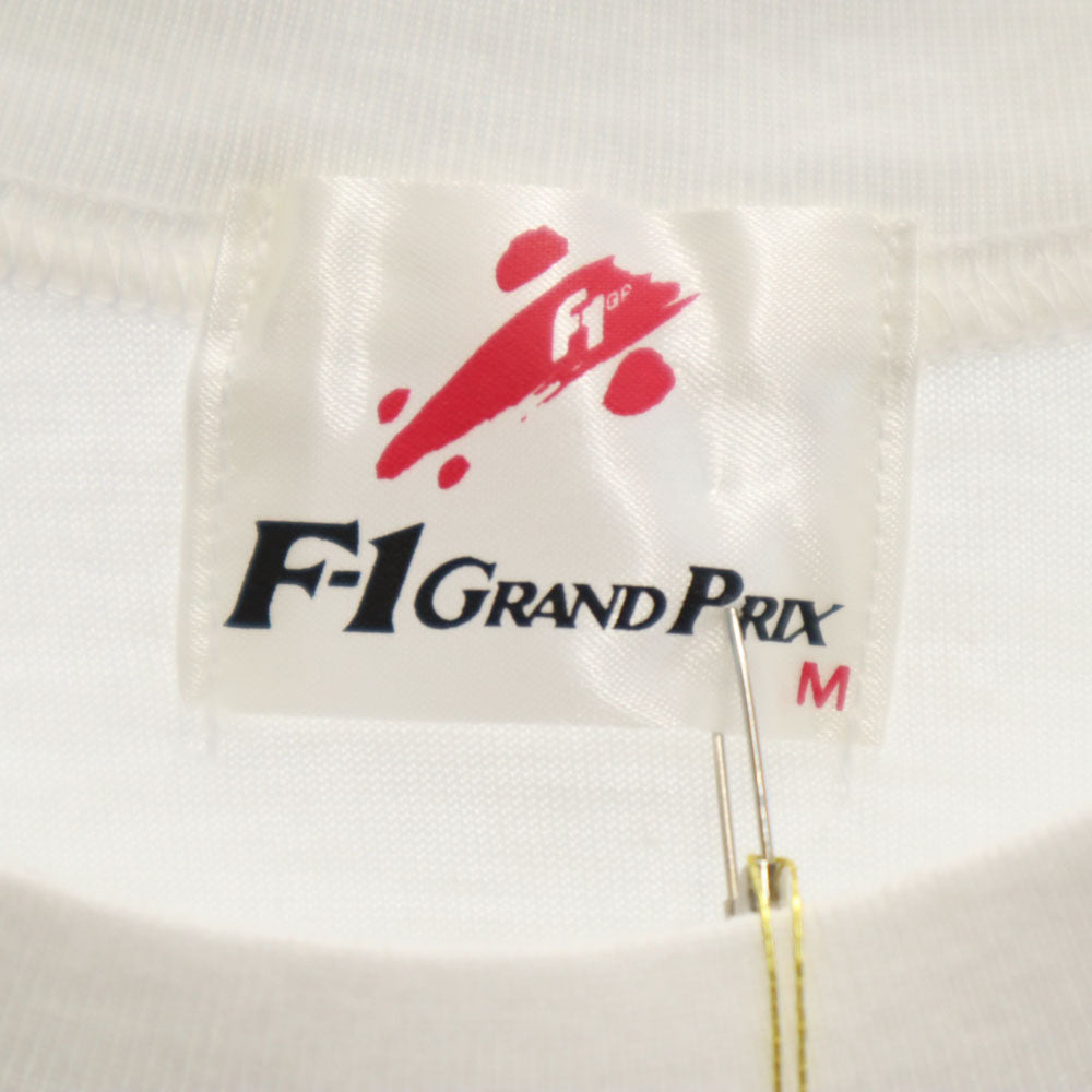 F-1 GRAND PRIX 未使用 日本製 半袖 Tシャツ M ホワイト F-1 GRAND PRIX メンズ