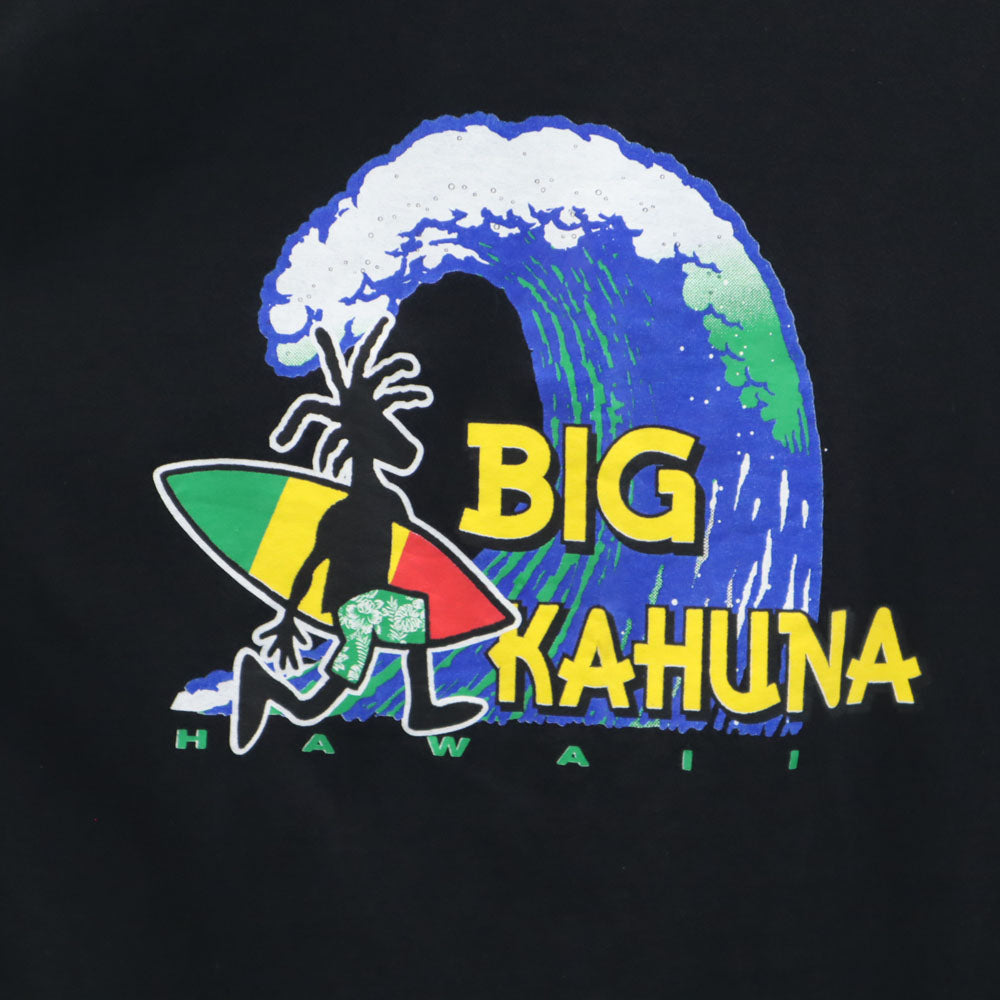 アルスタイル バックプリント BIG KAHUNA 半袖 Tシャツ L ブラック ALSTYLE メンズ