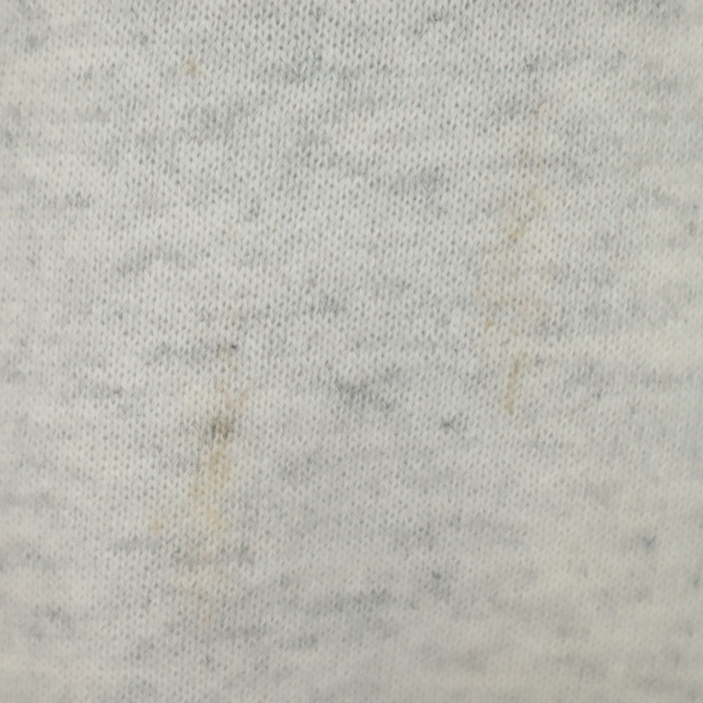 90s USA製 カレッジプリント 長袖 スウェット トレーナー XXL ライトグレー 裏起毛 ビッグサイズ オールド メンズ