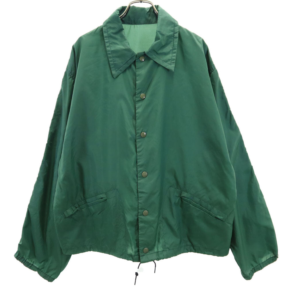 バックプリント コーチジャケット L グリーン メンズ