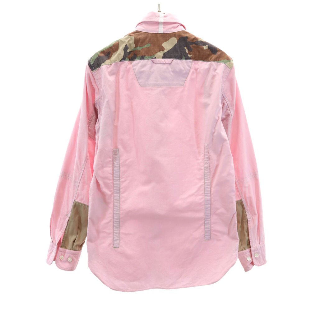 アイジュンヤワタナベコムデギャルソンマン 2013年 日本製 長袖 ボタンダウンシャツ XS ピンク系 eYe JUNYA WATANABE COMME des GARCONS MAN オックスフォード メンズ