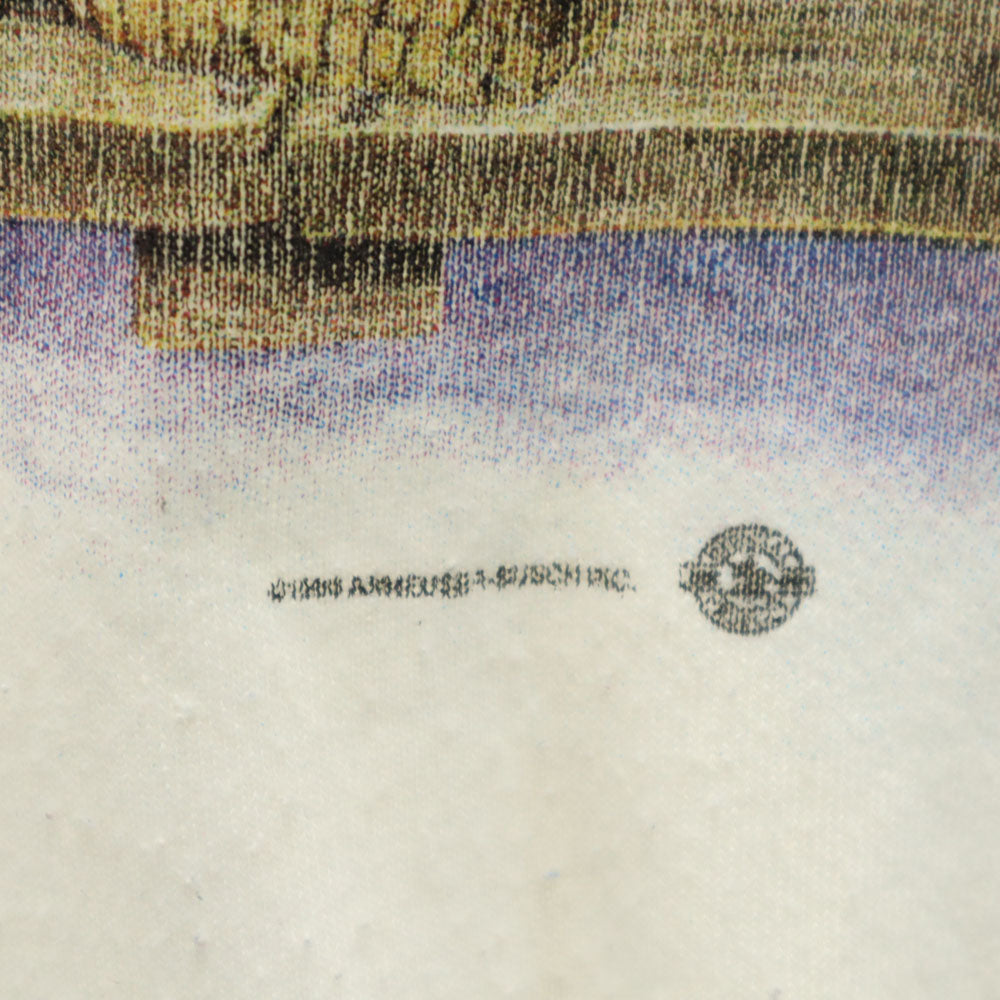 Hanes ヘインズ 90s オールド バドワイザー カエルプリント 長袖 スウェット トレーナー L 白 Budweiser メンズ