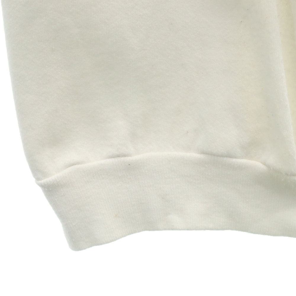 Hanes ヘインズ 90s オールド バドワイザー カエルプリント 長袖 スウェット トレーナー L 白 Budweiser メンズ