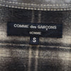 コムデギャルソンオム 2011年 日本製 チェック切替 長袖 ボタンダウンシャツ S グレー系 COMME des GARCONS HOMME メンズ