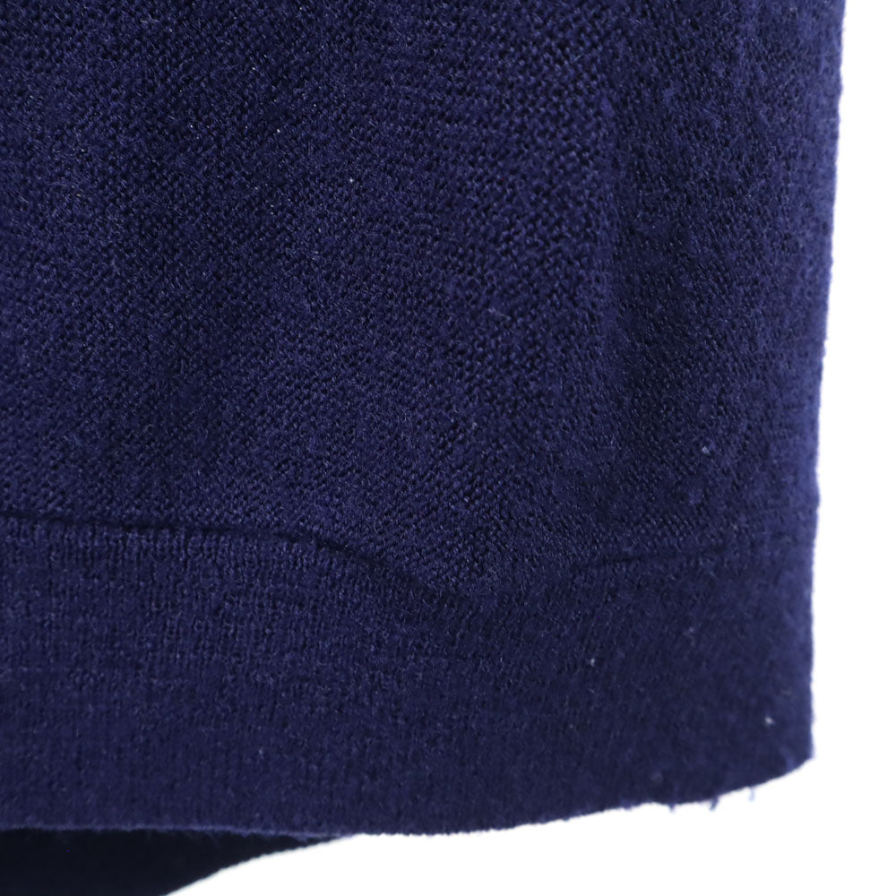 IZOD LACOSTE アイゾッドラコステ 70s 糸巻タグ ヴィンテージ 長袖 Vネック ニットカーディガン L ネイビー メンズ