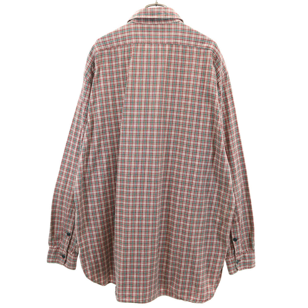RRL ダブルアールエル 90s 初期タグ 赤3星 オールド チェック柄 長袖 シャツ L レッド系 メンズ