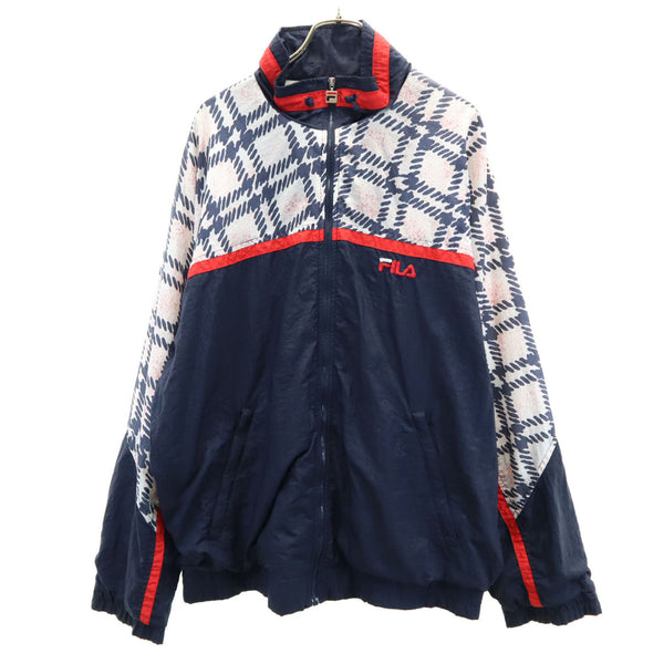 フィラ 90s オールド ブルゾン XXL ネイビー FILA ジャケット ビッグサイズ メンズ