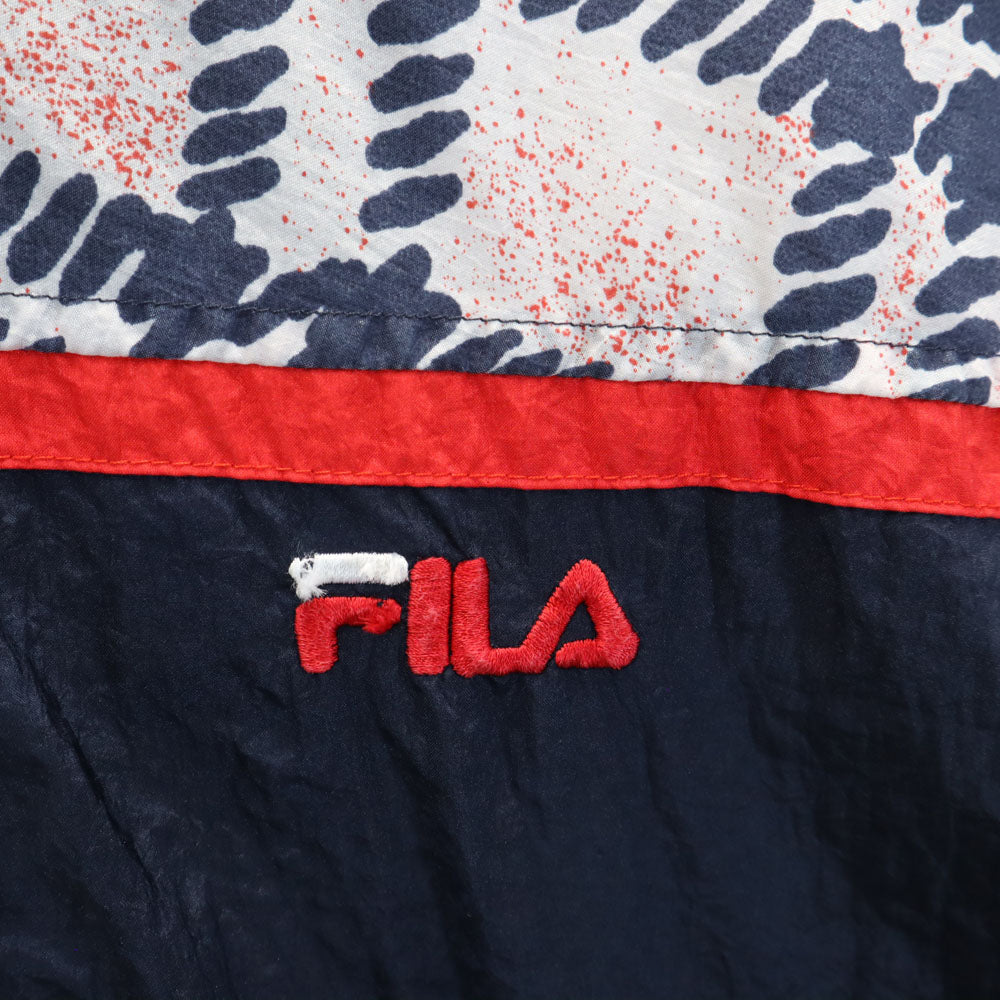 FILA フィラ 90s オールド ブルゾン XXL ネイビー ジャケット ビッグサイズ メンズ