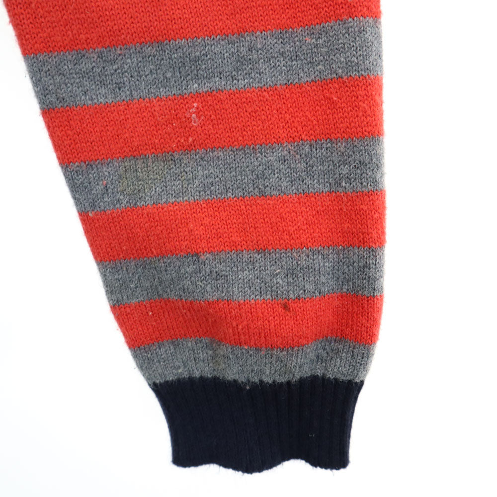 FENDI フェンディ イタリア製 カシミヤブレンド 長袖 Vネック ニットカーディガン 6A グレー キッズ