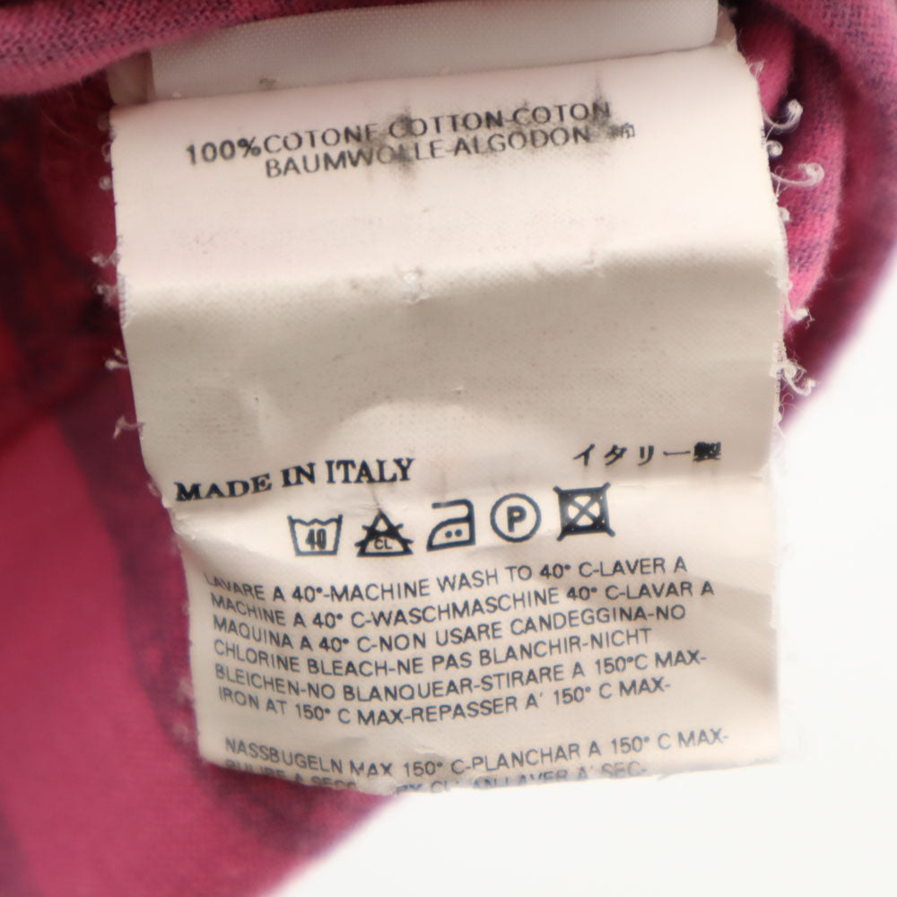 MM6 エムエムシックス イタリア製 ボーダー柄 長袖 ボートネック カットソー M ピンク Martin Margiela レディース