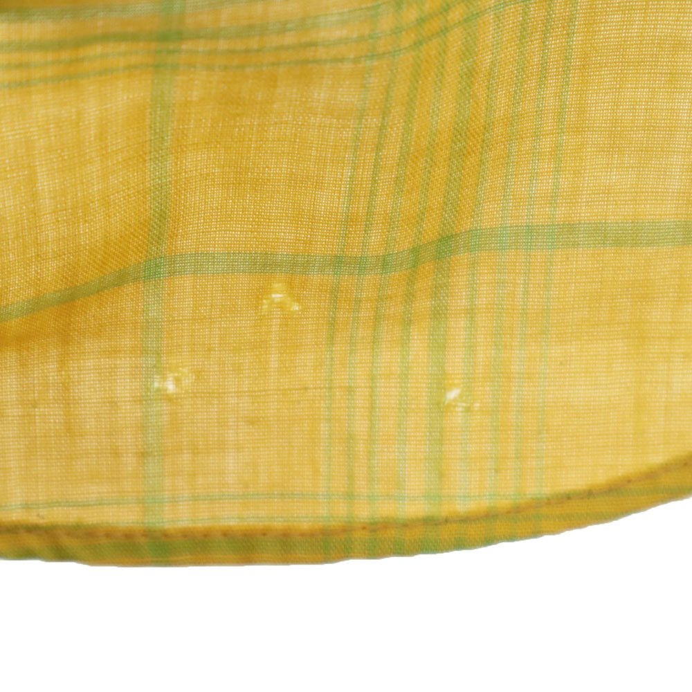 TOWNCRAFT タウンクラフト 70s ヴィンテージ チェック柄 長袖 ボタンダウンシャツ S イエロー メンズ