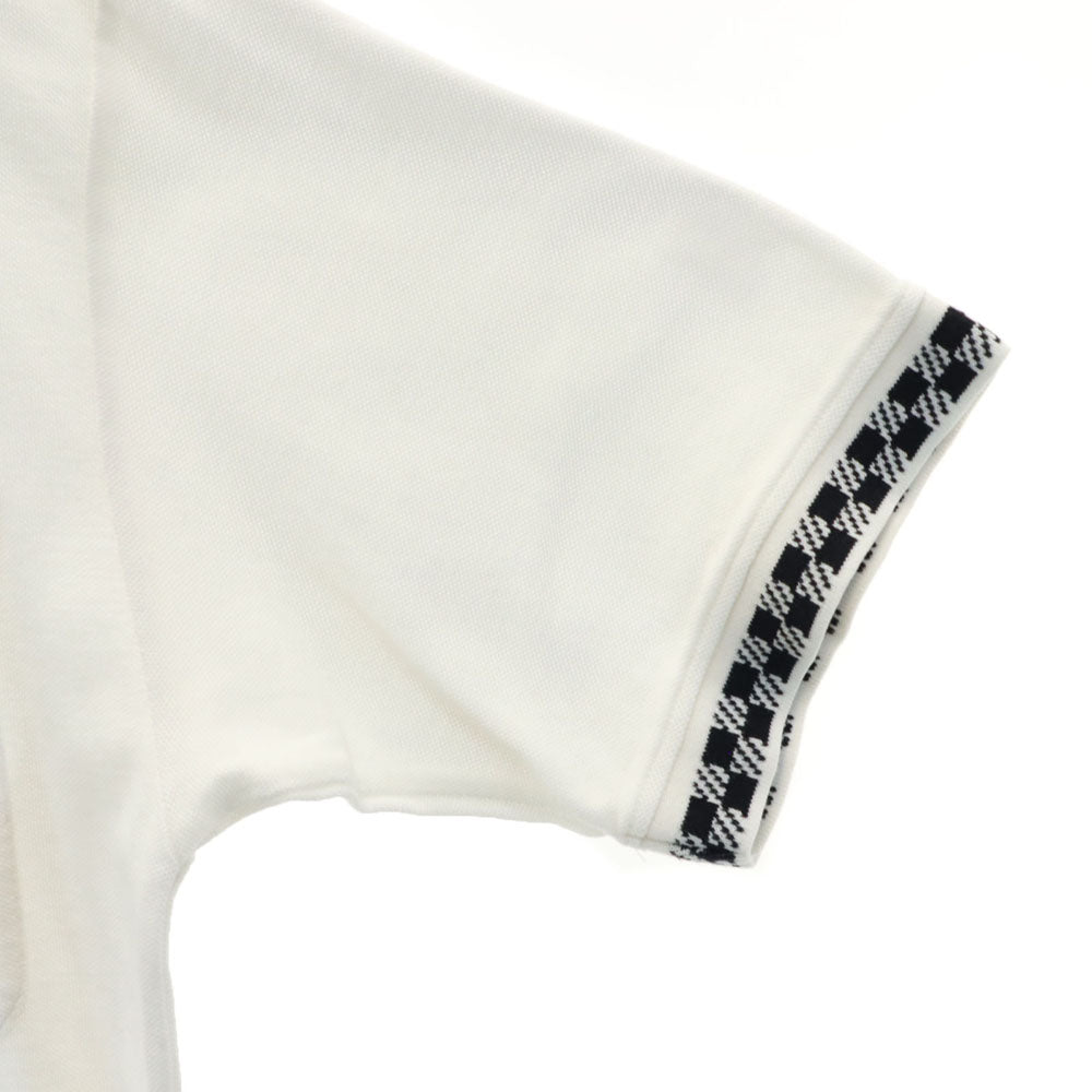 カステルバジャックスポーツ 半袖 ポロシャツ 3 ホワイト Castelbajac sport 鹿の子 メンズ