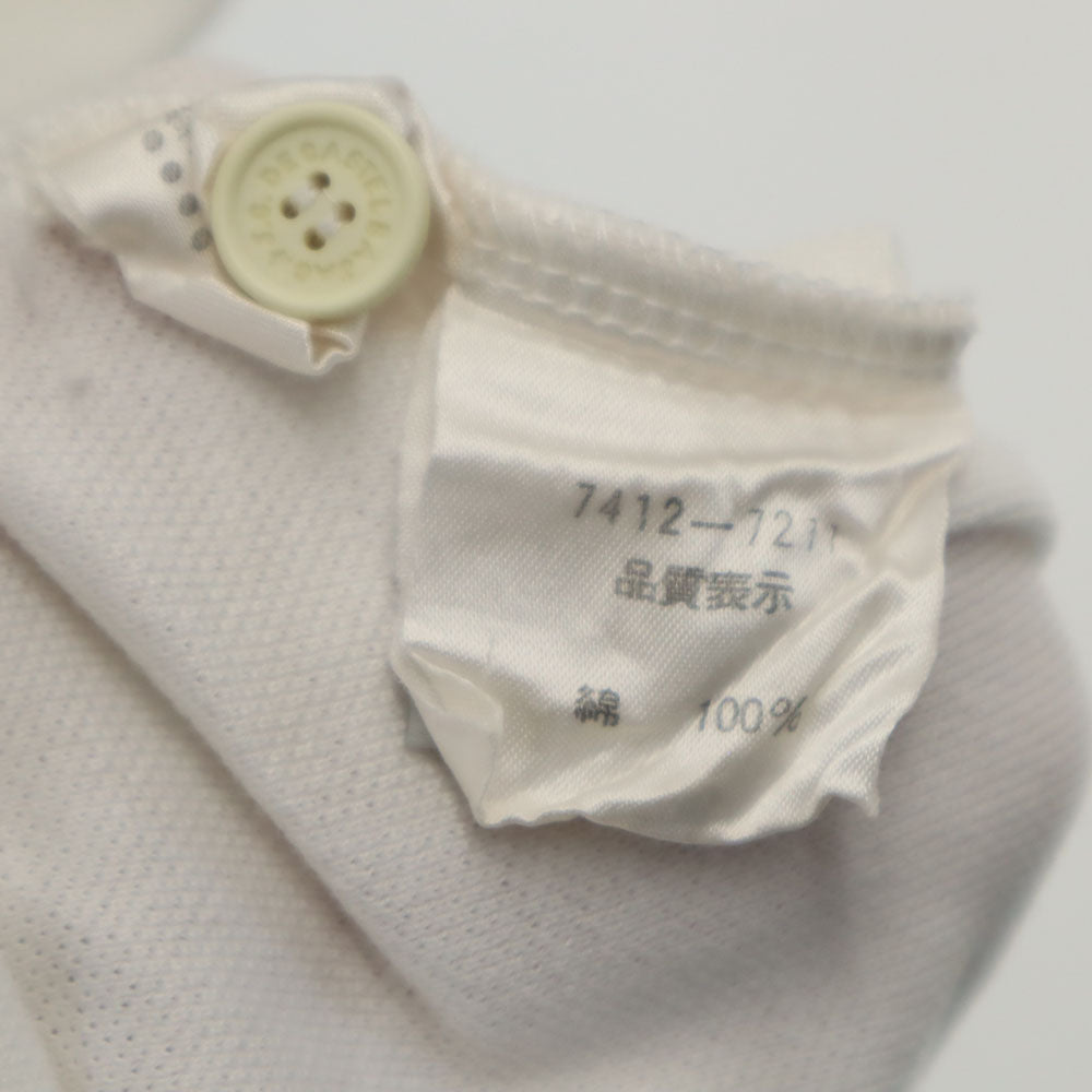 カステルバジャックスポーツ 半袖 ポロシャツ 3 ホワイト Castelbajac sport 鹿の子 メンズ