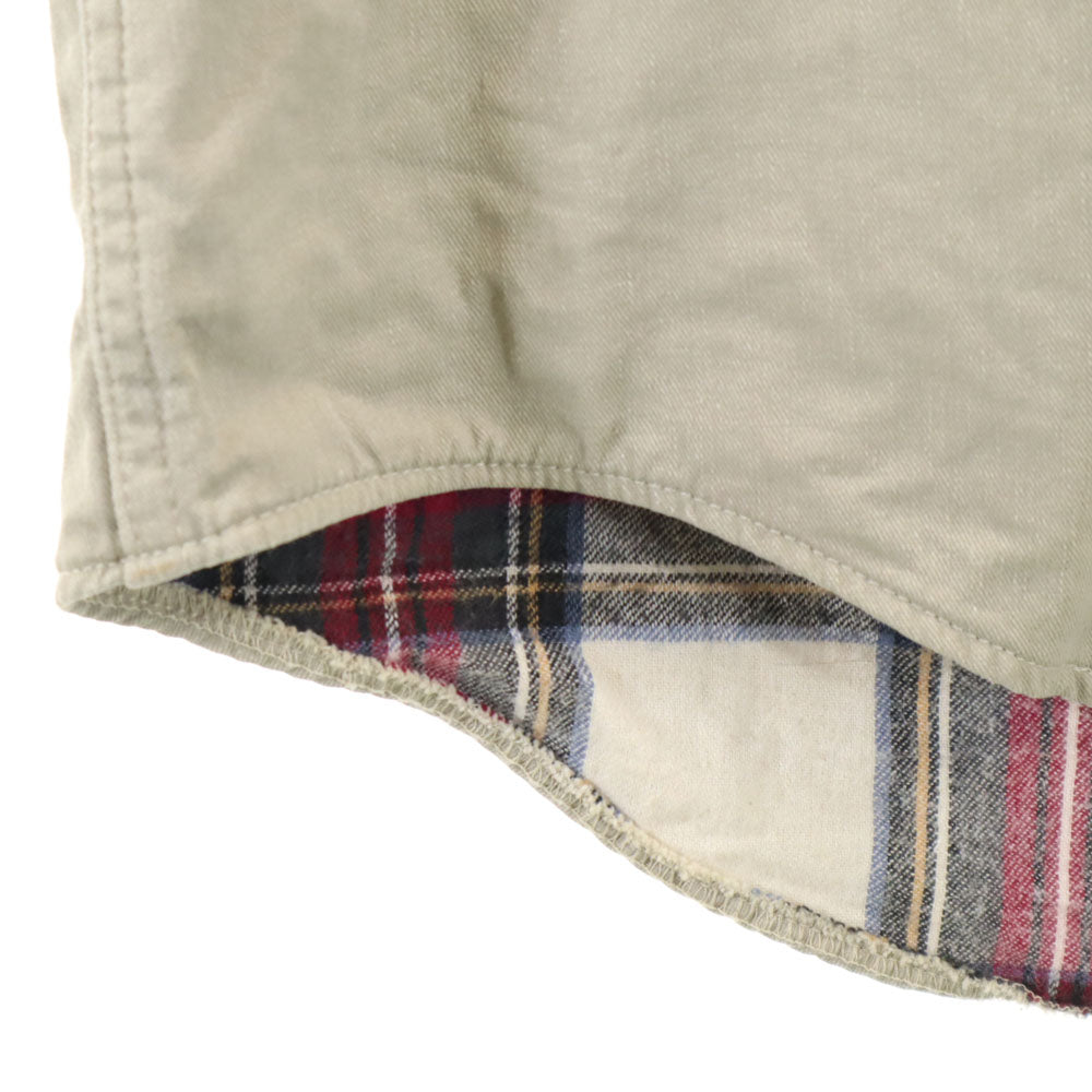 L.L.Bean エルエルビーン 80s アウトドア ヴィンテージ 長袖 シャツ M ベージュ系 メンズ