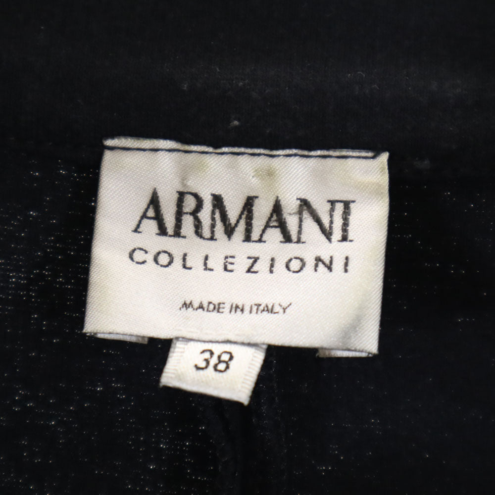 ARMANI アルマーニ イタリア製 テーラードジャケット 38 ブラック COLLEZIONI レディース