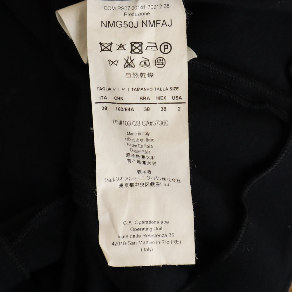 ARMANI アルマーニ イタリア製 テーラードジャケット 38 ブラック COLLEZIONI レディース