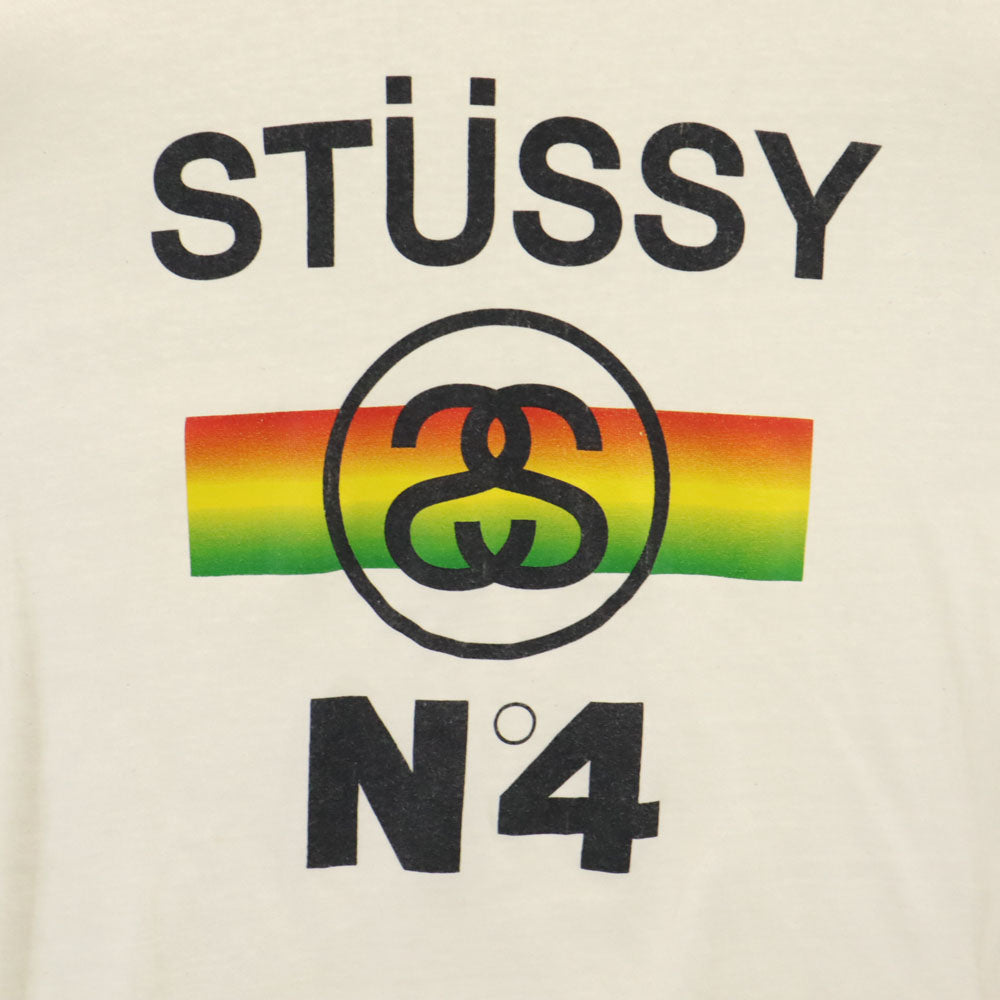 ステューシー 長袖 Tシャツ M 白 STUSSY ロンT メンズ