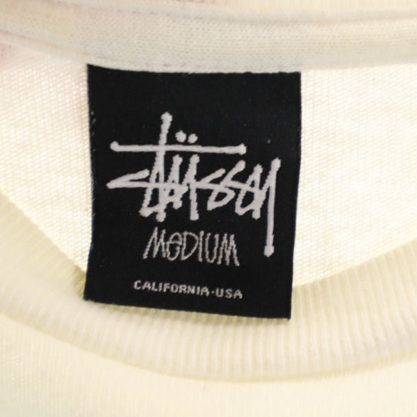 ステューシー 長袖 Tシャツ M 白 STUSSY ロンT メンズ